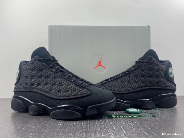 MaikeSneakers Jordan Air 414571-011 Black 13 Cat Retro 0712